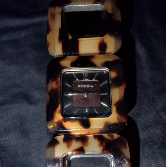 Fossil Tortoise shell Acrylic F2watch - Picture 5 of 5
